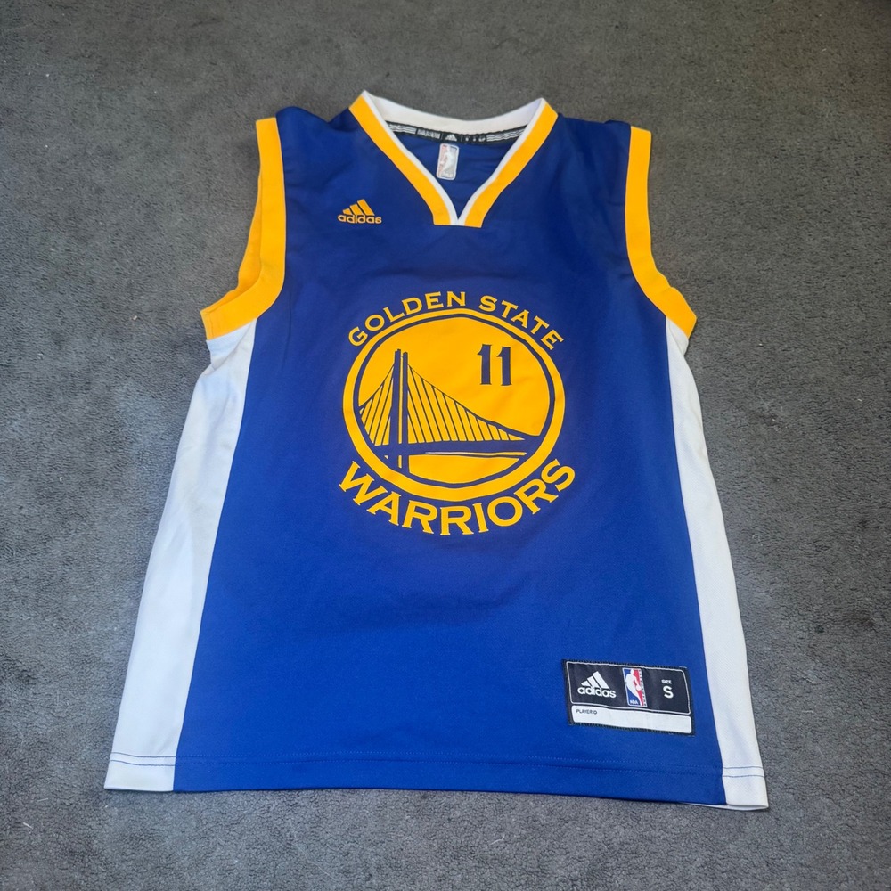 Adidas Golden State Warriors Klay Thompson 11 NBA Jersey Blue Mens Small S